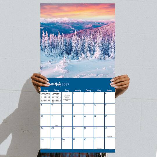 2027 Trees Wall Calendar